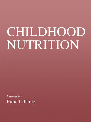 cover image of Childhood Nutrition